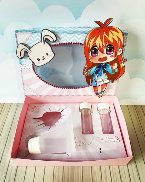 Kit Mini Confeiteiro Pascoa Anime Rosa