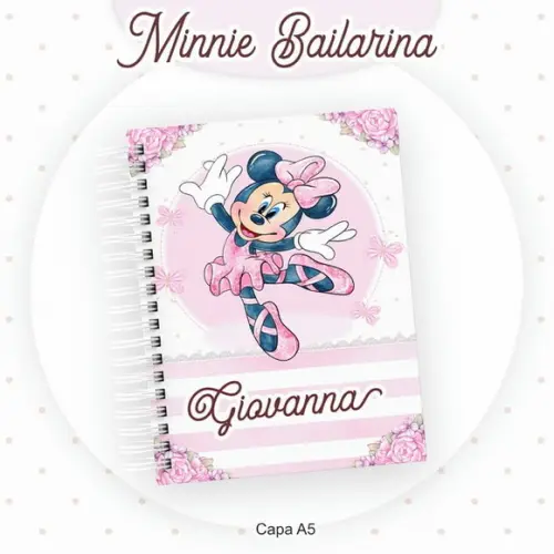 Minnie Bailarina Agenda Escolar Datada