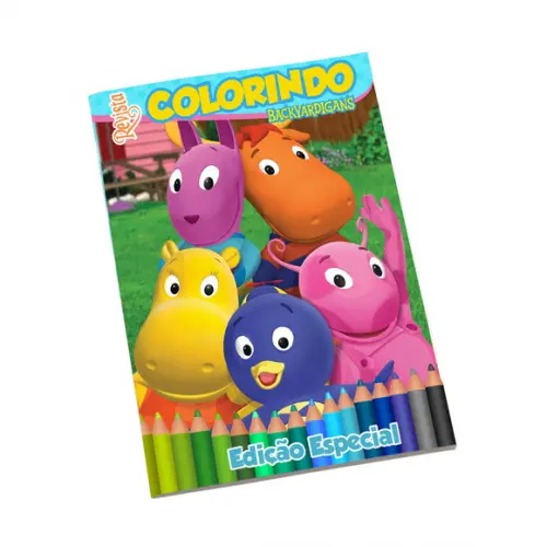 Revistinha para Colorir Tema Backyardigans