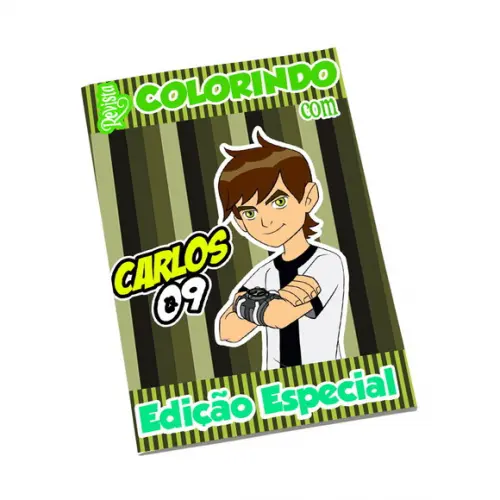 Revistinha para Colorir Tema Ben 10