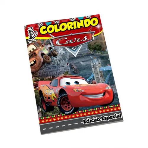 Revistinha para Colorir Tema Carros