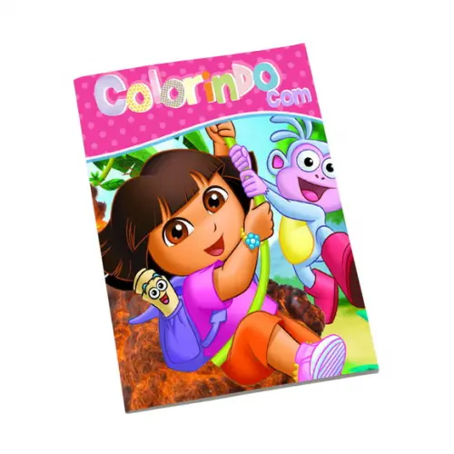 Revistinha para Colorir Tema Dora Aventureira