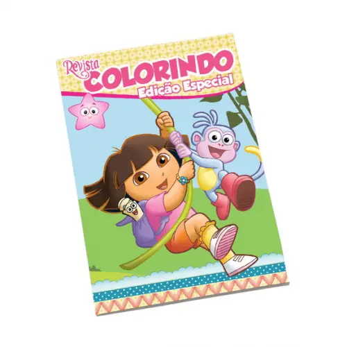 Revistinha para Colorir Tema Dora Aventureira