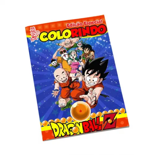Revistinha para Colorir Tema Dragon Ball