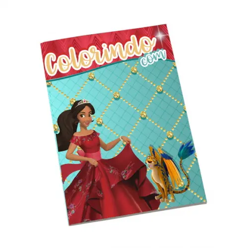 Revistinha para Colorir Tema Elena de Avalor