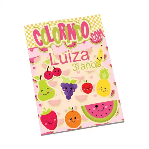Revistinha para Colorir Tema Frutinhas