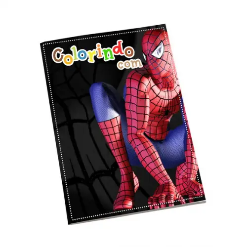 Revistinha para Colorir Tema Homem Aranha