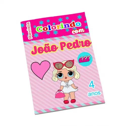 Revistinha para Colorir Tema Lol