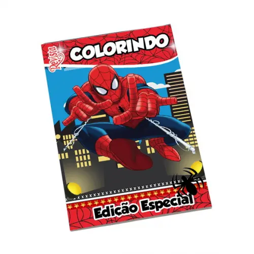 Revistinha para Colorir Tema Homem Aranha