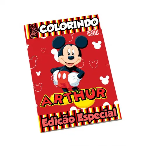 Revistinha para Colorir Tema Mickey