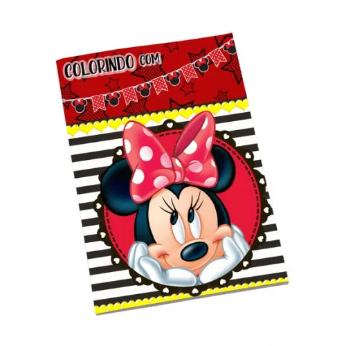 Revistinha para Colorir Tema Minnie