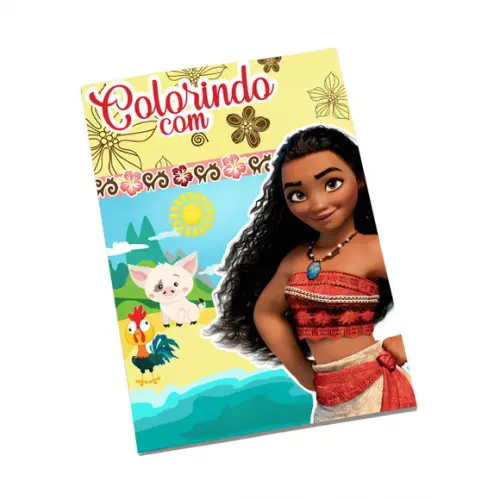 Revistinha para Colorir Tema Moana