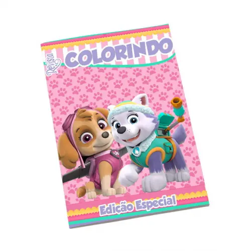 Revistinha para Colorir Tema Patrulha Canina