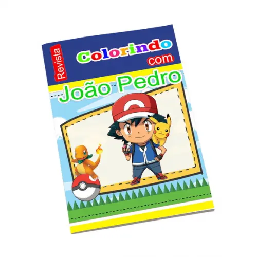 Revistinha para Colorir Tema Pokémon