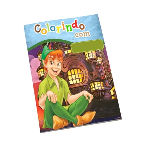 Revistinha para Colorir Tema Peter Pan