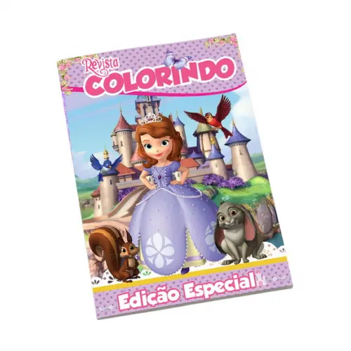 Revistinha para Colorir Tema Princesinha Sofia