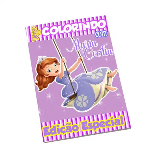 Revistinha para Colorir Tema Princesinha Sófia