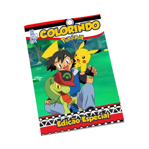 Revistinha para Colorir Tema Pokémon