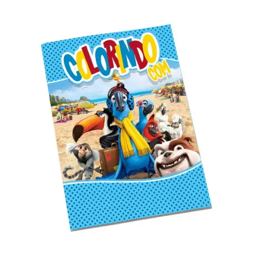 Revistinha para Colorir Tema Rio