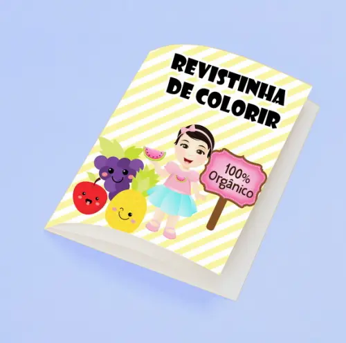 Revistinha para Colorir Tema Quitandinha