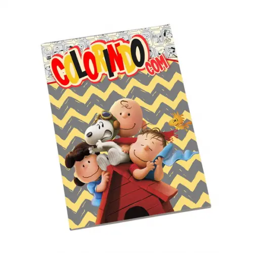 Revistinha para Colorir Tema Snoopy