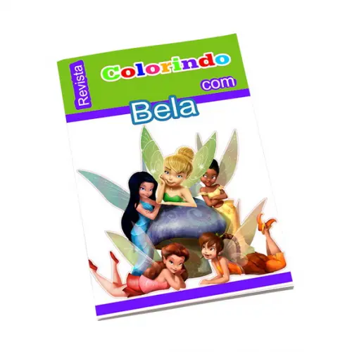 Revistinha para Colorir Tema Tinkerbell