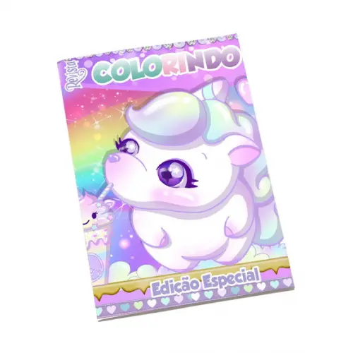 Revistinha para Colorir Tema Unicórnio