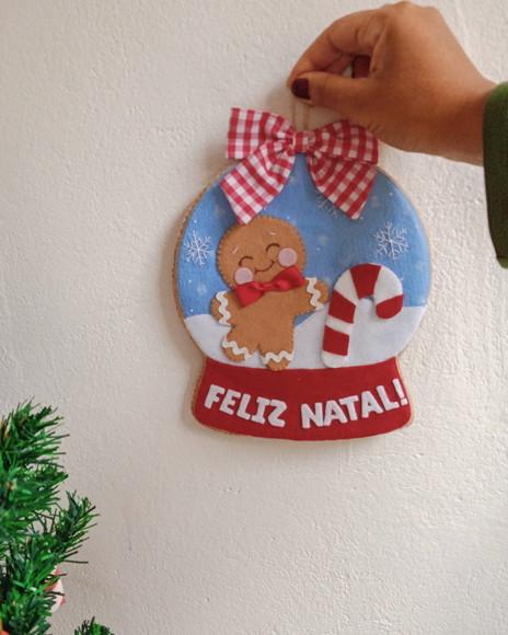 Globo de Neve Ginger (pronta Entrega!)