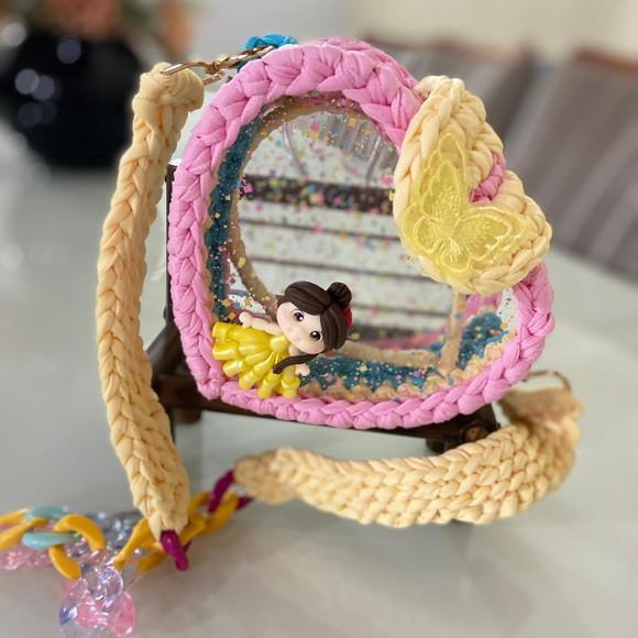 Bolsa Manu e Mel de Crochê