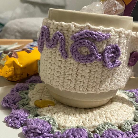 Caneca Personalizada em Crochê