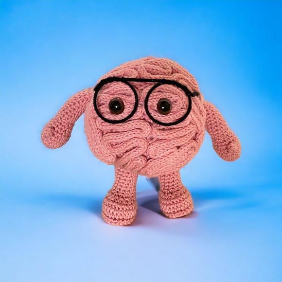 Cérebro Amigurumi