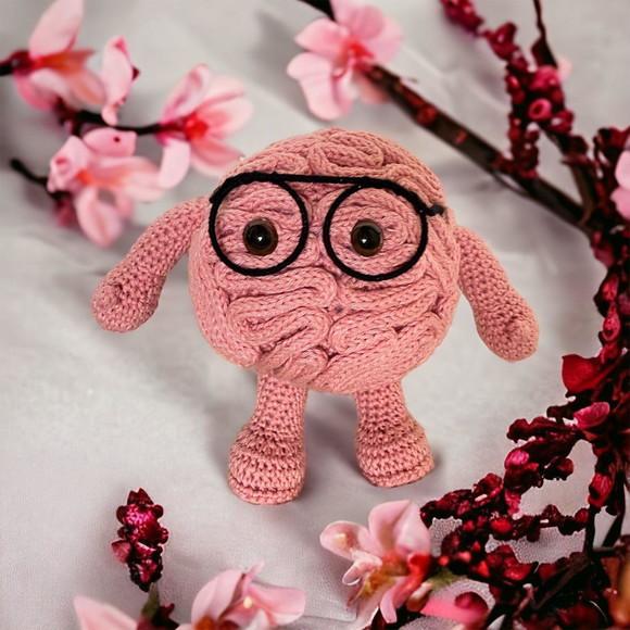 Cérebro Amigurumi