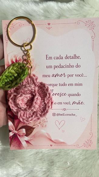 Chaveiro Rosa