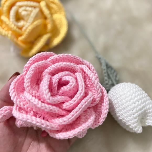 Sachê de Flor em Crochê