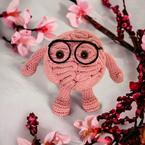 Cérebro Amigurumi