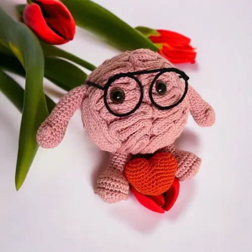 Cérebro Amigurumi