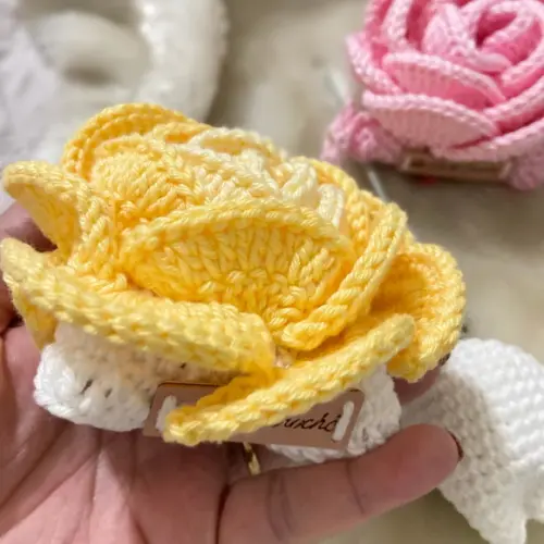 Sachê de Flor em Crochê