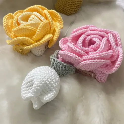 Sachê de Flor em Crochê