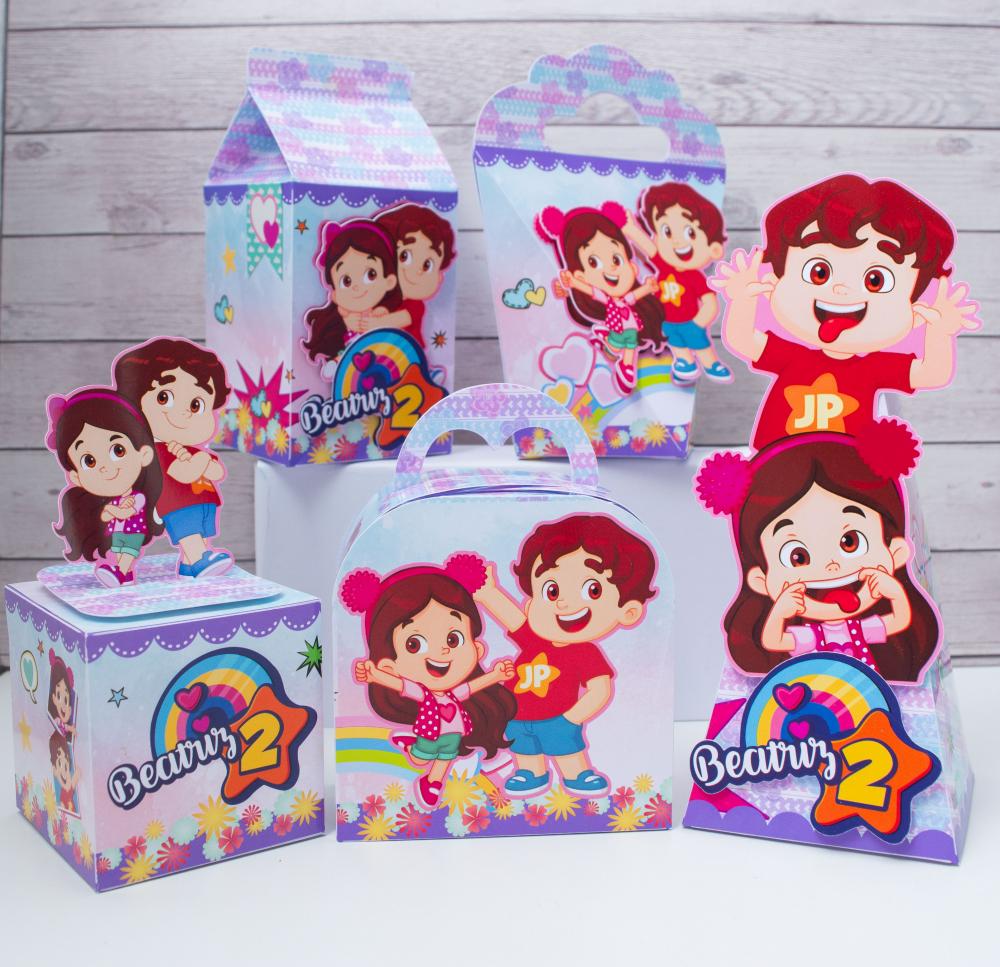 Personalizados MARIA CLARA E JP (25 peças) Kit Caixas
