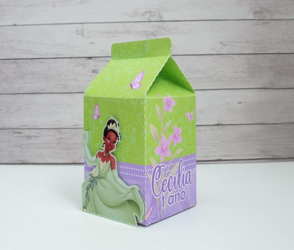 Kit 30 Caixas Princesa Tiana Personalizadas
