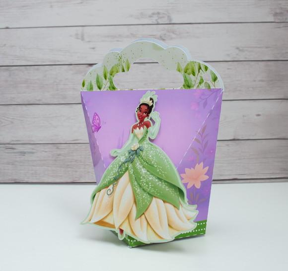 Kit 40 Caixas Princesa Tiana Personalizadas
