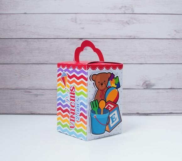 Kit 50 Caixas Brinquedos Personalizadas