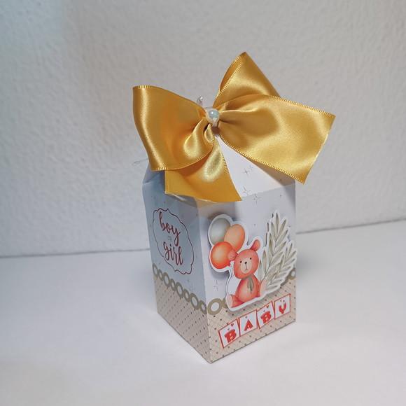 Kit Festa 15 Personalizados Chá Revelação / Chá de Bebê Urso