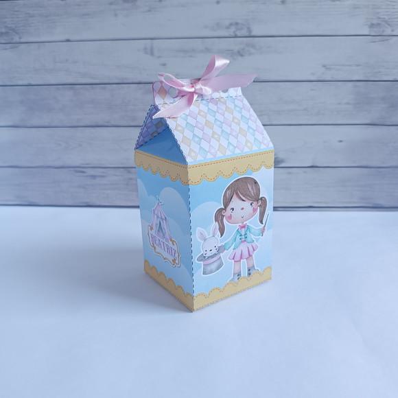 Kit Festa Personalizados - 20 Peças - Circo Rosa Aquarela