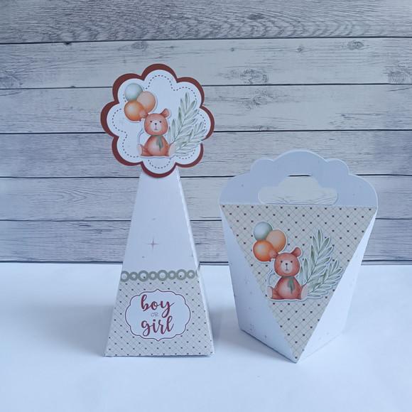 Kit Festa Personalizados 20 Peças Chá Revelação /chá de Beb?