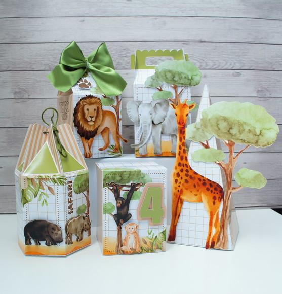 Kit Festa Personalizados Safari Baby (40 Peças)