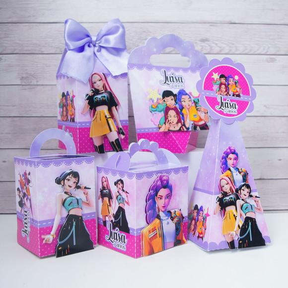 Personalizados Guerreiras do K-pop Rosa (50 Peças)