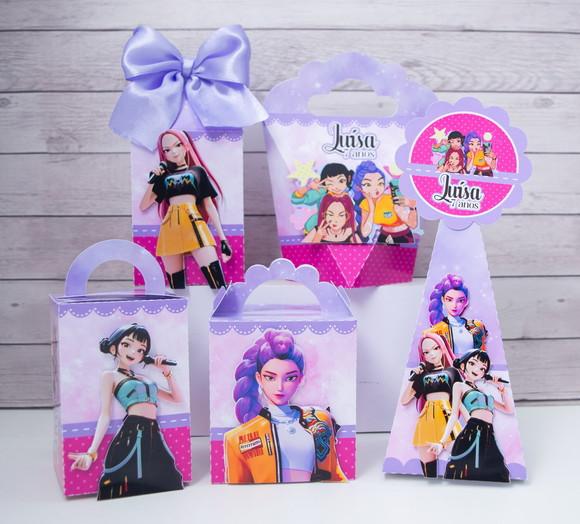 Personalizados Guerreiras do K-pop Rosa (50 Peças)