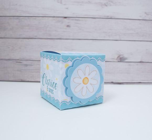 Personalizados Margaridas Azul (50 Peças)