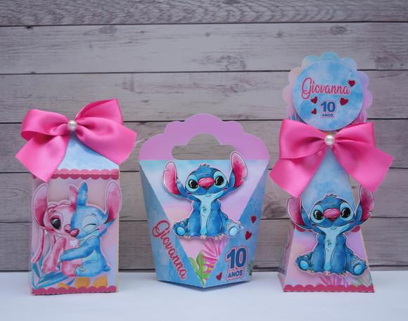 Personalizados Stitch e Angel (20 Peças)